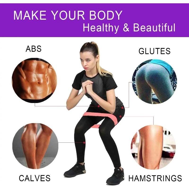 Elastic Circle Latex Rubber Band Tensor Tension Rope Yoga Squat Peach Hip Fitness Resistance Belt Resistance Ring