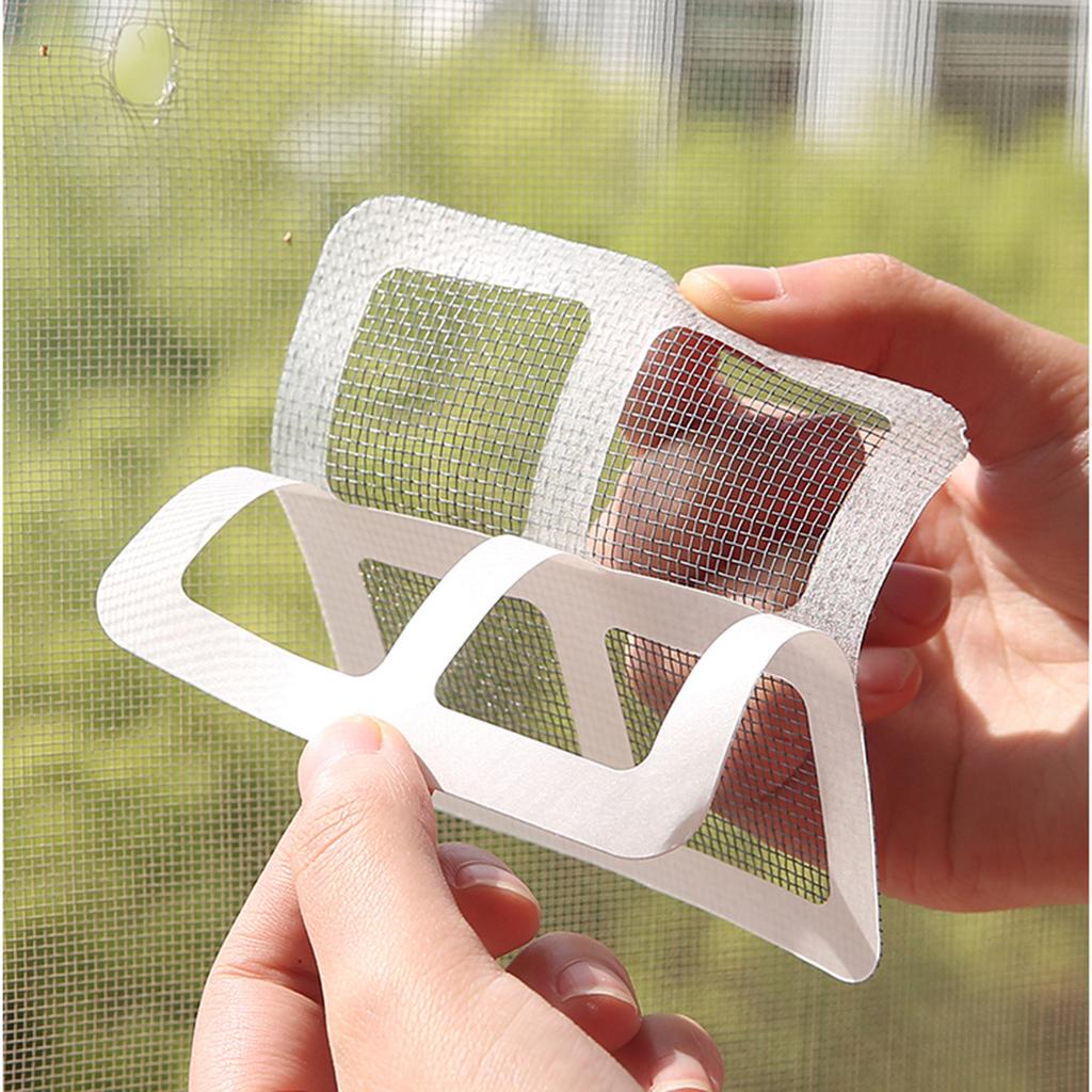 Лента для окон и дверей, водонепроницаемая сетка из стекловолокна, комплект сеток, прочный клей, виниловая заплата для экрана