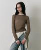 OSTKAKA Layered Wool Tencel T-Shirt Mocha