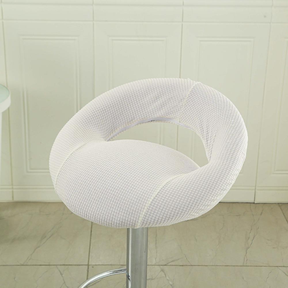 Breathable Bar Stool Covers Hollowed-out Design High-leg Chair Cover Bar Chair Counter Use