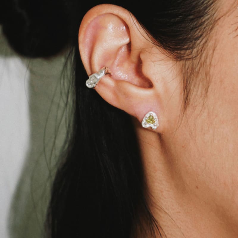 ovoe studio USD heart earrings ver.2