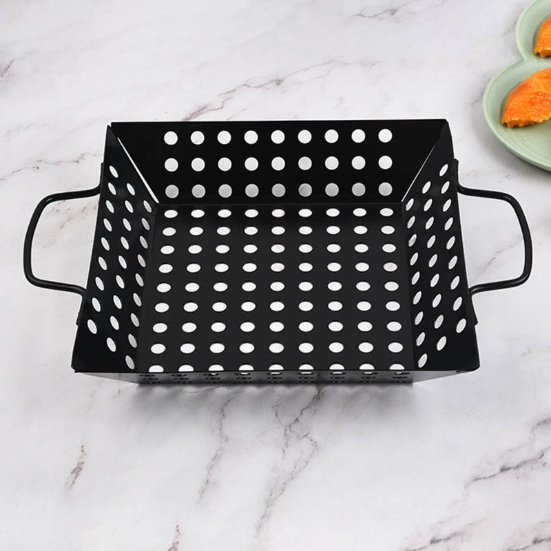 Антипригарная решетка для гриля, устойчивая к ржавчине сковорода для гриля, тарелка для барбекю, аксессуары для гриля X3UC