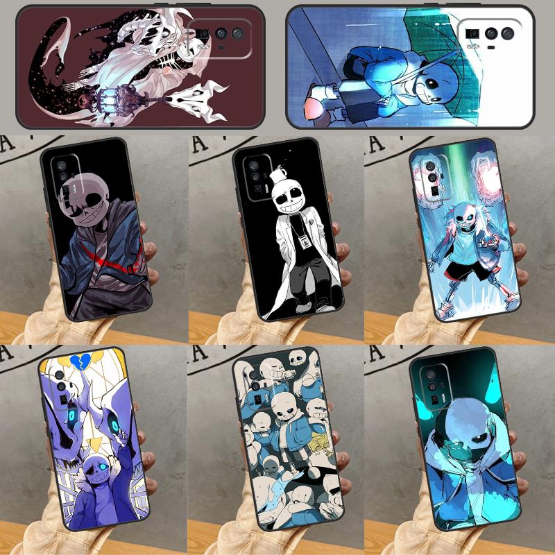 Чехол для телефона Xiaomi 14 Ultra 15 13 11T 12T 13T 14T Pro POCO X3 X5 X6 X7 Pro M6 F5 F6 Pro с изображением Санса из игры Undertale