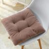 Extra Thick Fluffy Velvet Cushion Pad for Long Sitting - Large Round Chair or Floor Mat