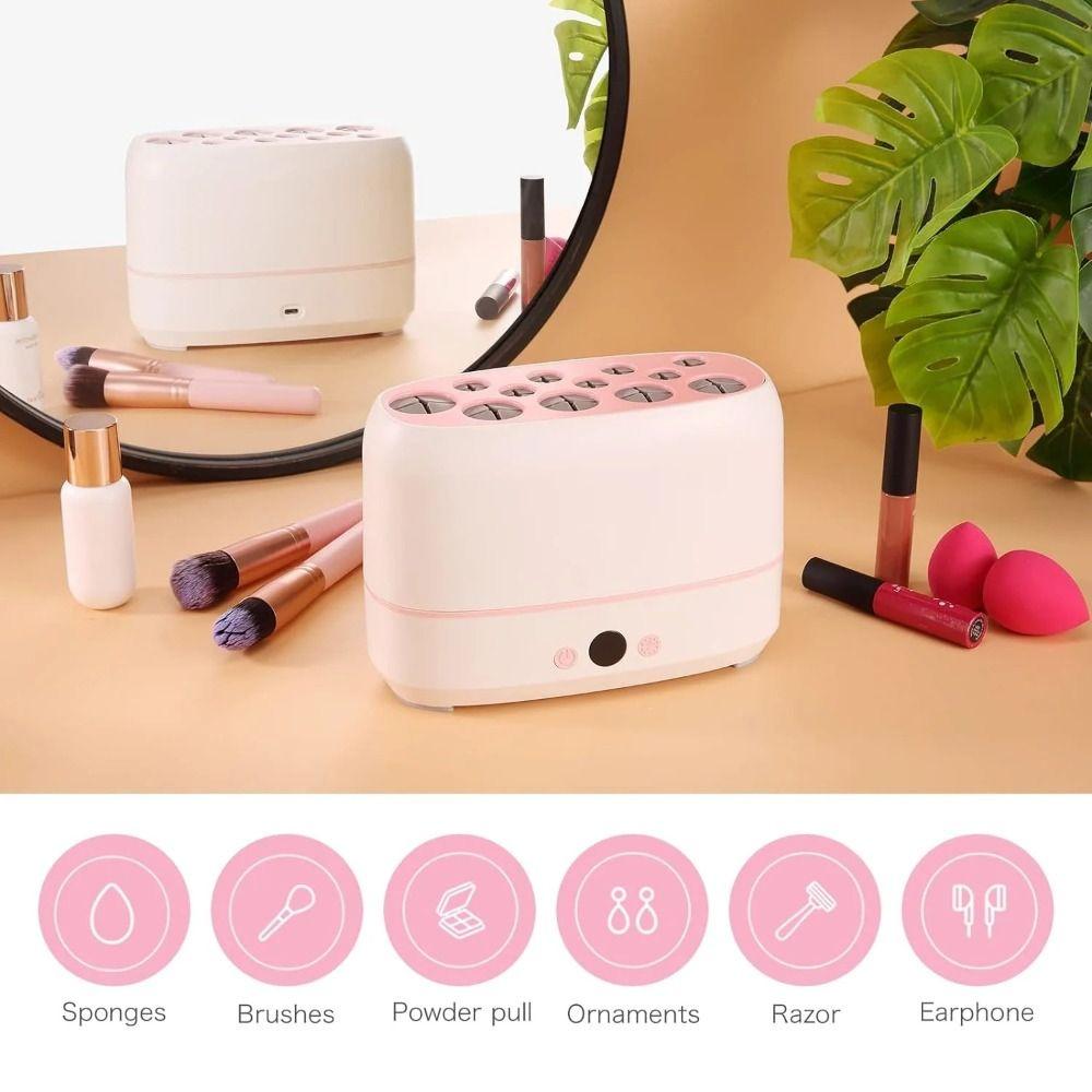 Automatic Electric Cosmetic Brush Drying Machine  Cosmetic Puff Makeup Tools.