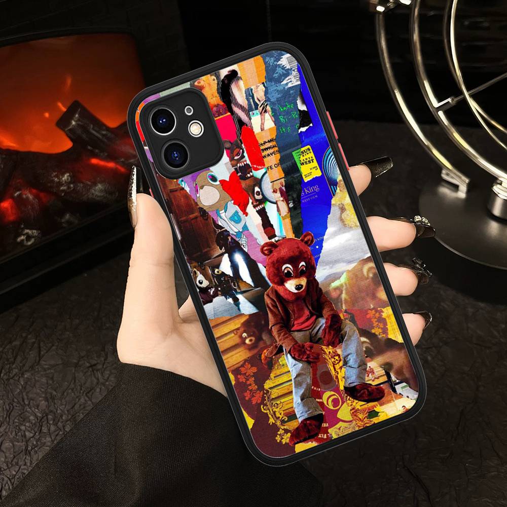 Rapper Kanye West YE For IPhone Air 16 15 14 Plus 13 12 11 Pro Max Matte Cover Jelly Shockproof Phone Case