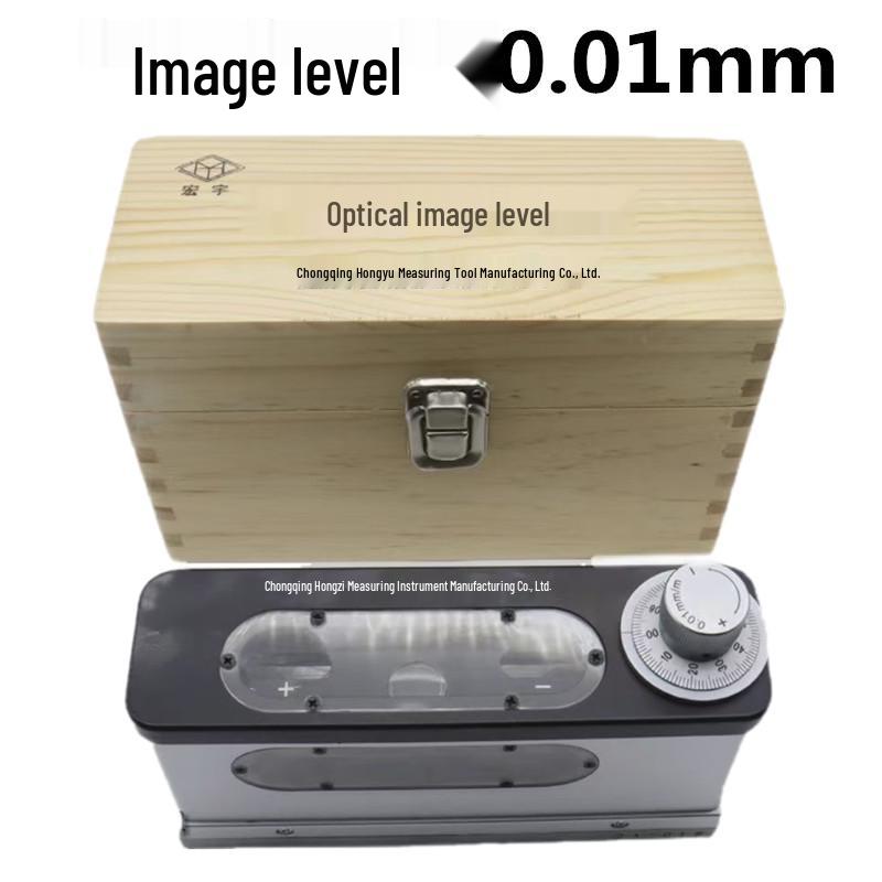 Shanghai Huliang High-Precision Mechanical Bubble Leveling Ruler for Industrial Machine Tools