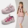 Soft Leather Version~ Girls' Sports Sandals 2025 Summer New Soft-soled Beach Shoes Children's Outdoor Classmate Casual Shoes