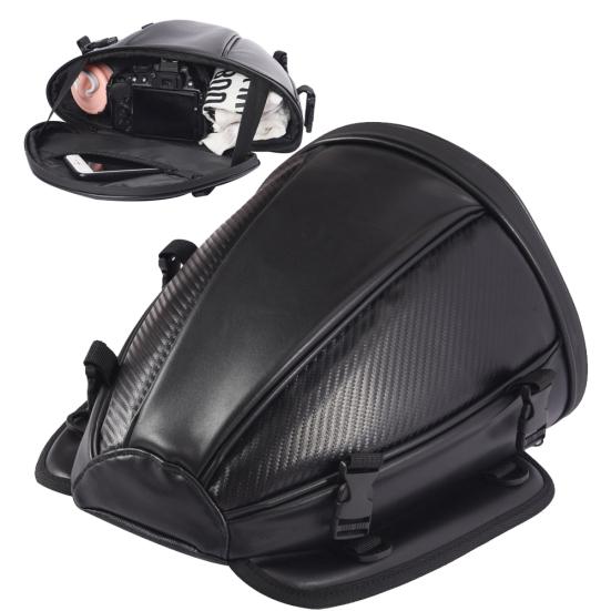 Waterproof Motorcycle Motorbike Rear Trunk Back Seat Carry Luggage Tail Bag Case
