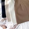 Женские широкие шорты А-силуэта с высокой талией: Весна/Лето 2025 Корейский и Гонконгский Ретро Стиль