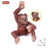 Oenux Simulation Wild Animal Chimpanzee Orangutan Gorilla Tree Sloth Monkey Model Action Figures Garden Miniature Decoration Toy