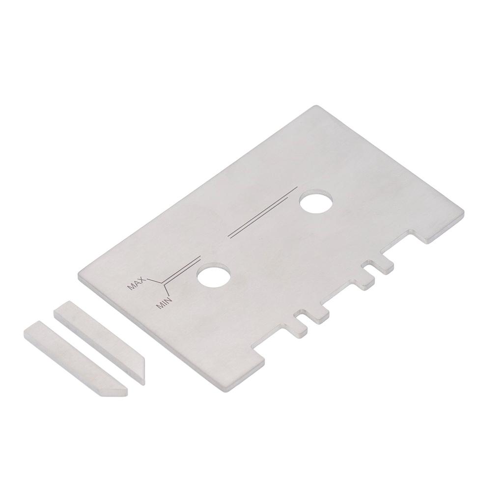 1 Set Head and Guide Gauge Mechanical Alignment High Accuracy Guide Gauge Mechanical Alignment with Check Bar for TEAC