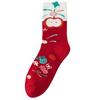 Soft Red Socks Breathable Blessing Words Socks Good Luck Zodiac Horse Socks  Lunar New Year