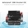 320A ESC Brushed Forward Reverse Electric Speed Controller with Brake Waterproof Support 2 3S Battery Replacement for