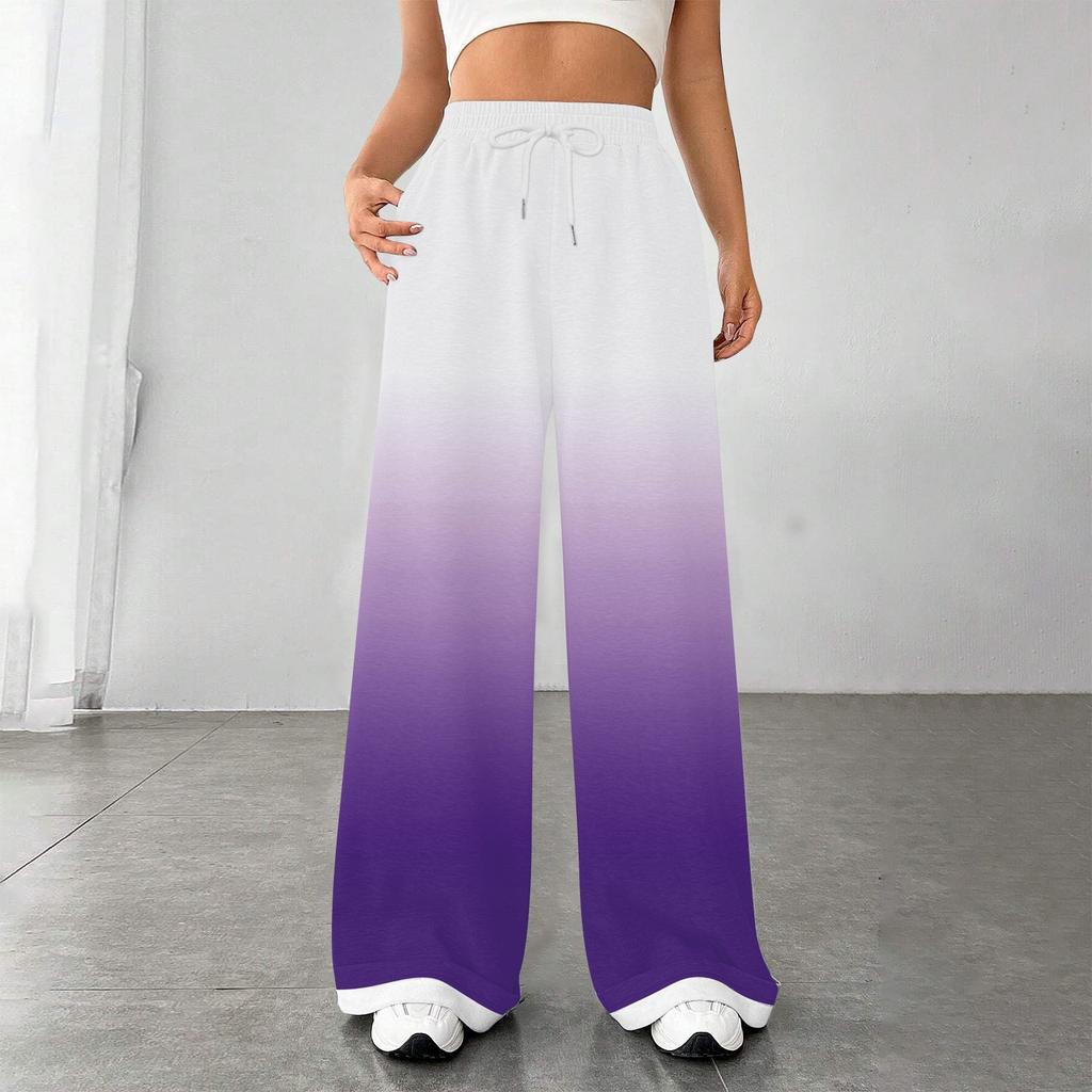 Женские модные свободные повседневные спортивные брюки с завязками на талии, повседневные брюки