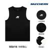 Skechers Tank Tops Men's Carbon Black-0018 Crew Neck Moderate P225M288-0018