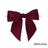 Новые сувениры для вечеринок, банты для галстука-перекрутки, свадебные подарочные упаковки однотонного цвета, банты, самодельные украшения для детского душа, банты из лент