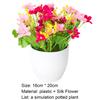 Имитация бонсай астры офисный декор для рабочего стола пластиковый красочный свежий искусственный цветок в горшке для вечеринок