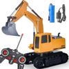Children's Large Alloy Remote Control Excavator Toy - Electric Simulation Model