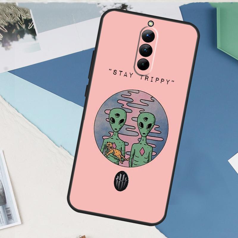 Alien Kawaii Art Case For ZTE Nubia Red Magic 9 10 11 8 8S 9S 10S Pro Plus 6 7 6S 7S Pro 5G 6R 10 Air Cover