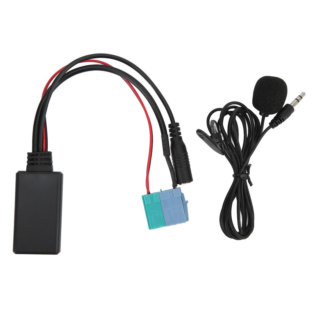 Car Bluetooth Module Audio Aux Cable Microphone MINI ISO Port for Stereo 8PIN 6PIN Port