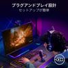 Конденсаторный микрофон Razer Seiren V3 Mini White, Mute, Игровой, USB, Стриминг, Seiren V3 Mini White - Ультракомпактный дизайн, Датчик, активируемый касанием,