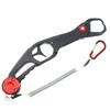 1091 Fish Aluminum Fish Catcher (Iregui) Grip, Ultra-Lightweight (Red/Black Claws)