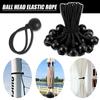 Ties Fixing Securing Water Bottle Fixed Black Ball Bungee Bungee Cord Loop Cord Elastic Rope