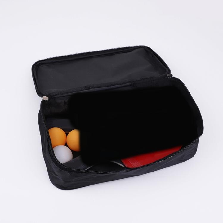 Table Tennis Racket Net Rack Bag Pingpong Paddle Container With Handle Large Capacity Table Tennis Paddle Cover Bag