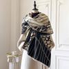 Women's Bohemian Winter Scarf Shawl - Elegant Neck Wrap & Shoulder Cover Chic Accessory for Parties, Formal & Everyday Outfits