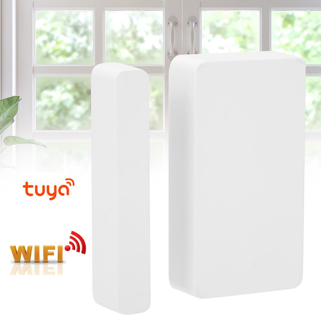 Smart Wifi Wireless Magnetic Sensor Door Window Open Close Detector Security Alarm System Works for