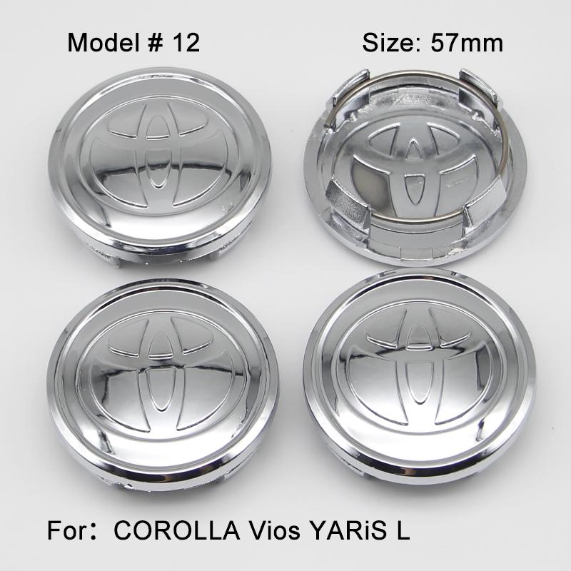 2026 Новые Для Toyota 57/62 мм Декоративная Накладка на Ступицу Колеса Автомобиля Значок Колпачки Ступицы Авто для Toyota C-hr Rav4 Yaris Hilux Avensis Prius