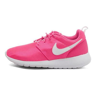 Кроссовки Roshe One GS Pink Blast Kids Белые 599729-611