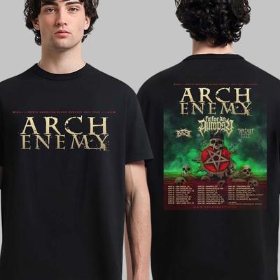 Футболка Arch Enemy 2025 Североамериканский тур Blood Dynasty