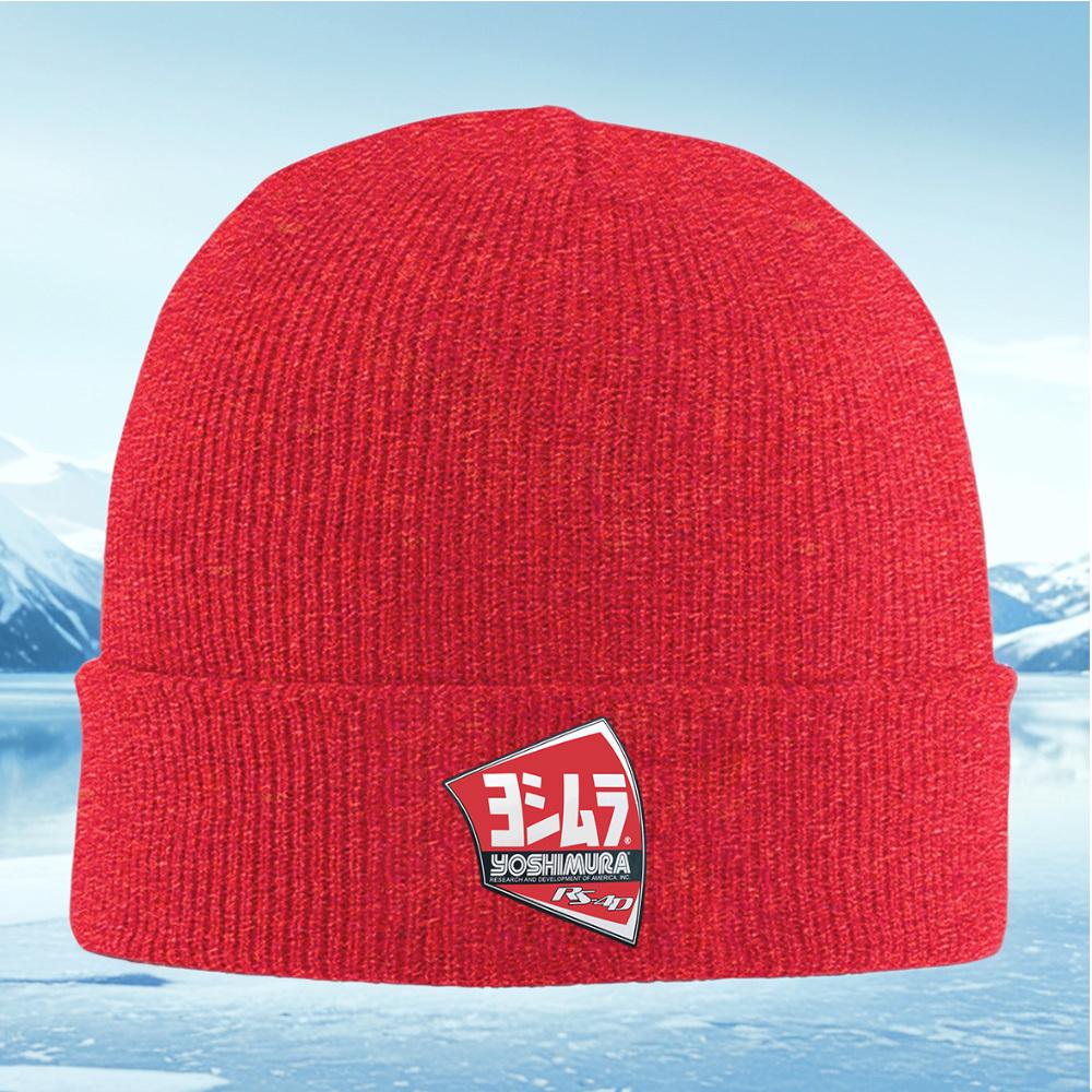 Логотип Yoshimura выхлоп RS4D дизайн Мужчины Женщины Унисекс Вязаная Шапка Бини Шапка-свитер Зимняя Теплая Рождество На Открытом Воздухе Велосипед