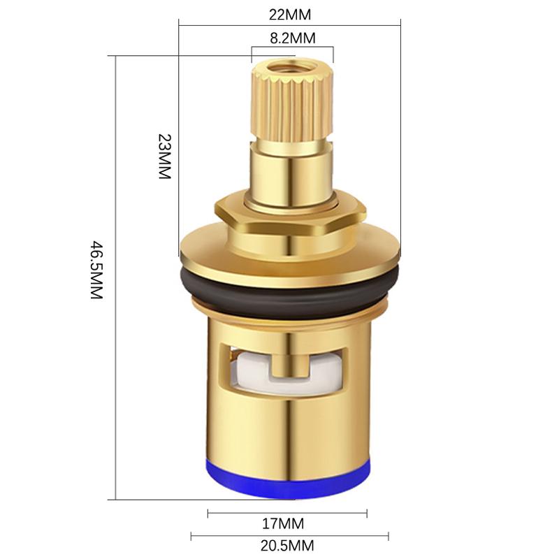 1Pc Faucet Valves Replacement Universal Tap Valve Brass Cartridge Faucet Inner Valve For Household Bathroom Kitchen Supplies