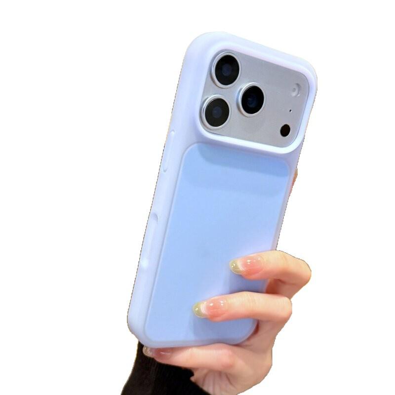 iPhone 17 Pro Max Case: Original Large Window Jelly Ice Cream Design, 17 Buttons, Apple-Compatible