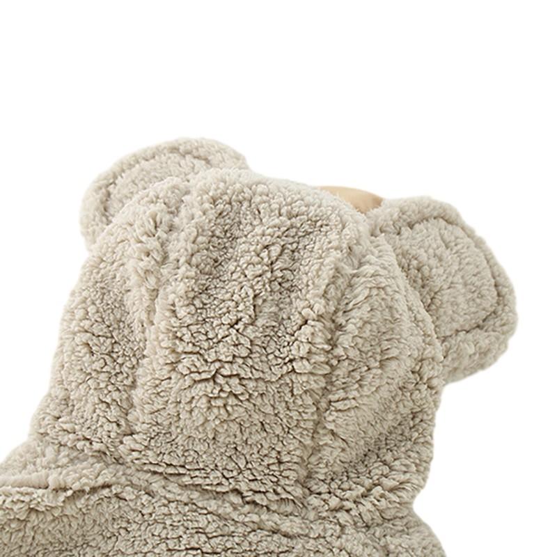 Kids Cape Baby Boys and Girls Hooded Cloak Solid Color Warm Children's Shawl Coat