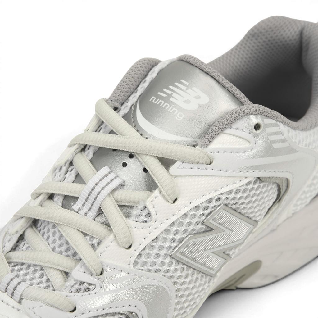 New Balance 530 Бело-серебристые мужские кроссовки Munsell-White Silver-Metallic MR530EMA