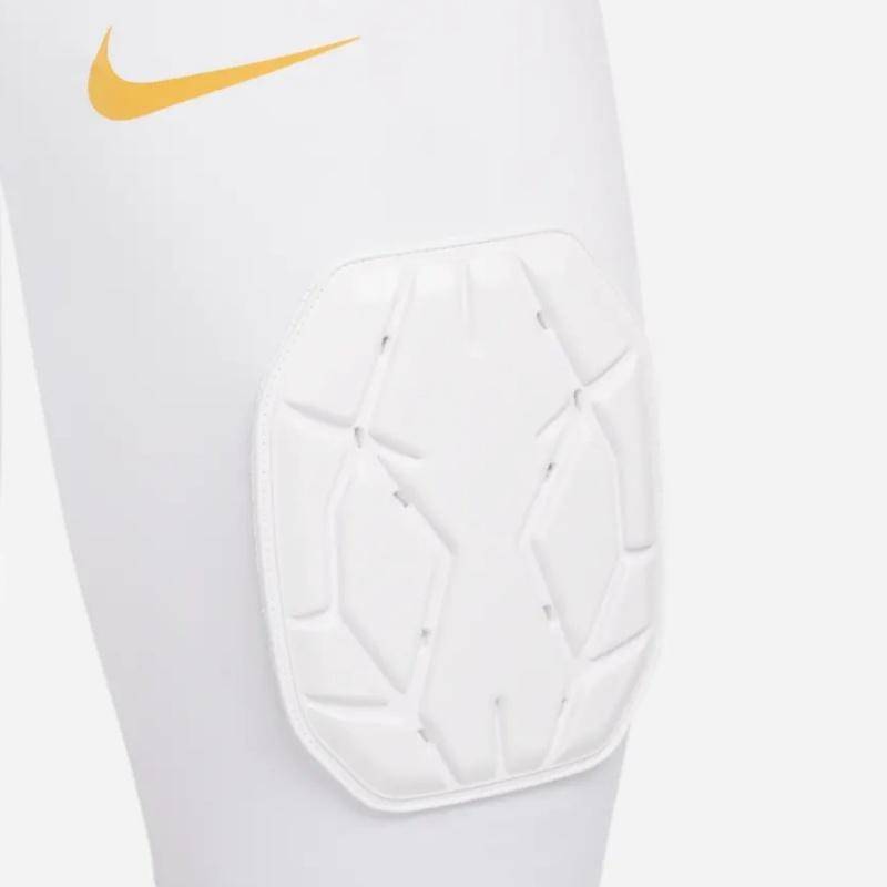 Nike Облегающие шорты Pro HyperStrong с буквенным поясом и принтом логотипа, мужские брюки, белые CW3890-100