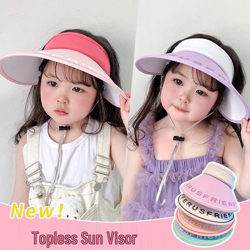 Детская мультяшная шляпа от солнца с УФ-защитой для летнего отдыха на открытом воздухе