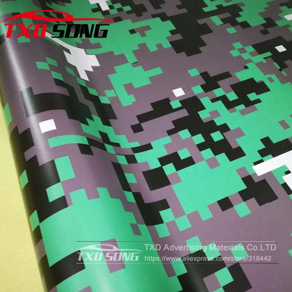 18 Видов Премиум Камуфляжная Виниловая Автопленка Черный Белый Синий Красный Зеленый Камуфляжная Пленка Наклейка Для Украшения Автомобиля Скутера Мотоцикла