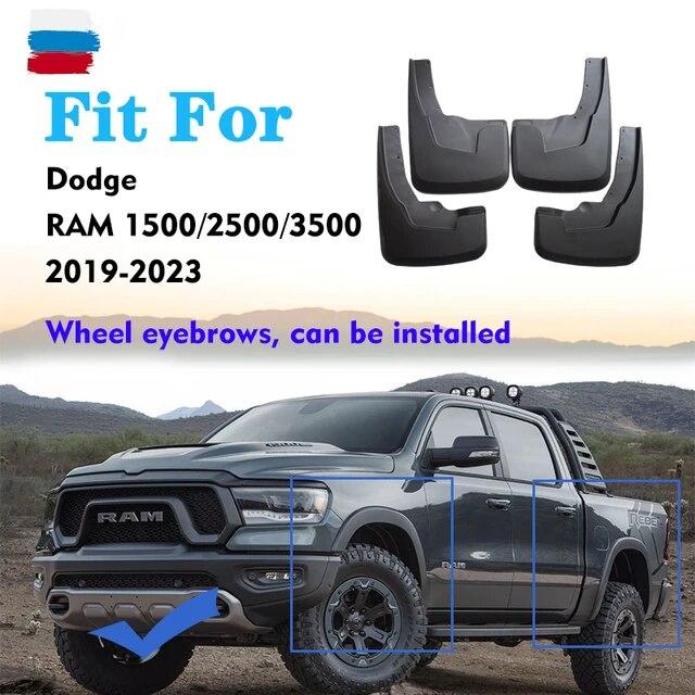 -Для Dodge RAM Pickup 1500 2500 3500 брызговик на крыло, брызговики, брызговики, автомобильные аксессуары, передние и задние, 4 шт.