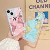 N90 Maps арт-дизайн Мягкие волнистые чехлы для телефонов для Samsung A54 A34 A13 A14 S23 S24 Ultra Xiaomi Redmi Note 13 12C Realme Infinix Защитный чехол-бампер