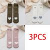 3/5 Pairs Winter Women Warm Socks Fluffy Plush Sleep Soft Cozy Girls Cute Cartoon Floor Socks