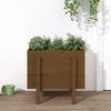 VidaXL Honey Brown Planter 62x50x57 Cm Solid Pine Wood 825208