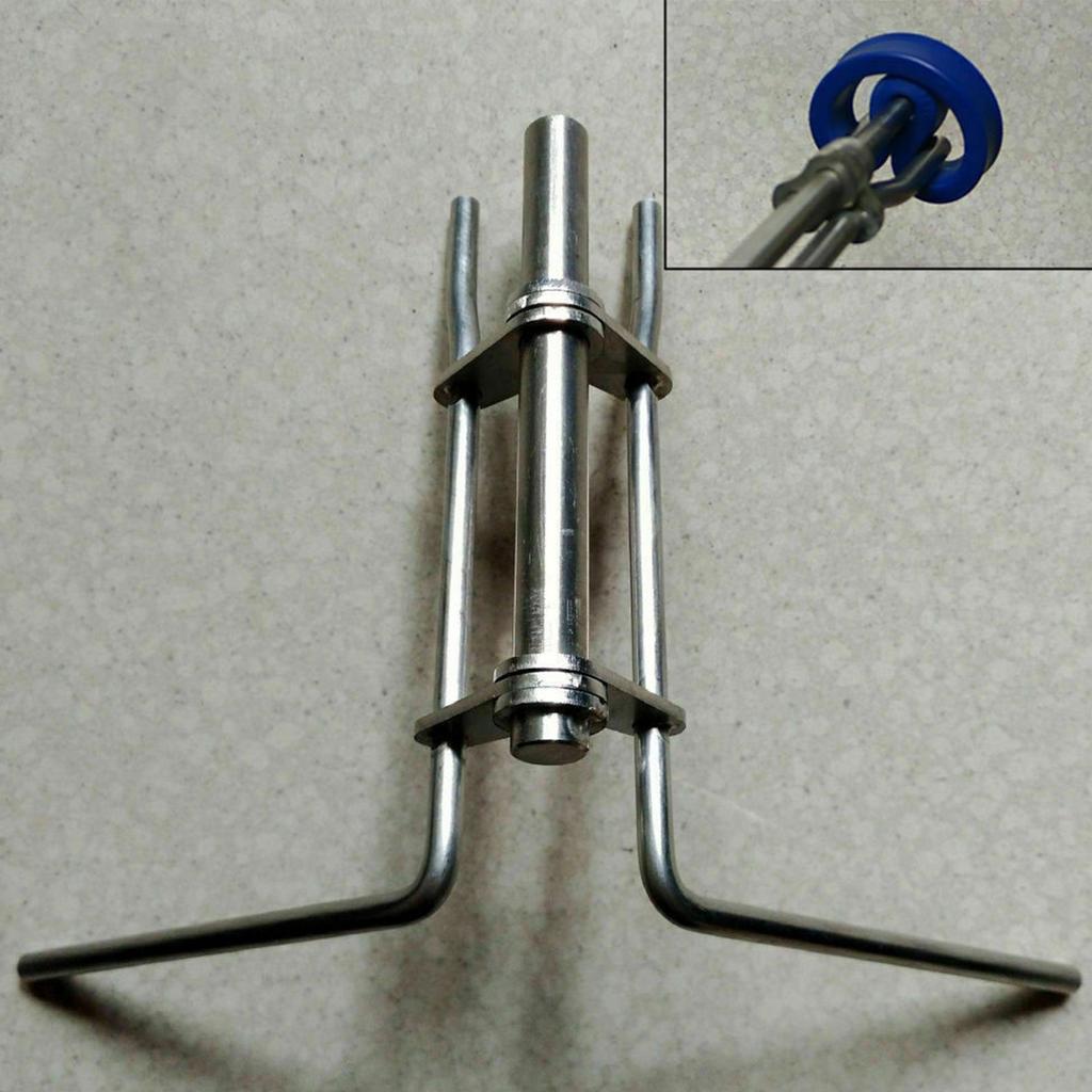 Hydraulic Cylinder Piston Rod Seal U-cup Installation Tools Kit Universal Metal Seals Installation Tool Kit 3pcs S M L