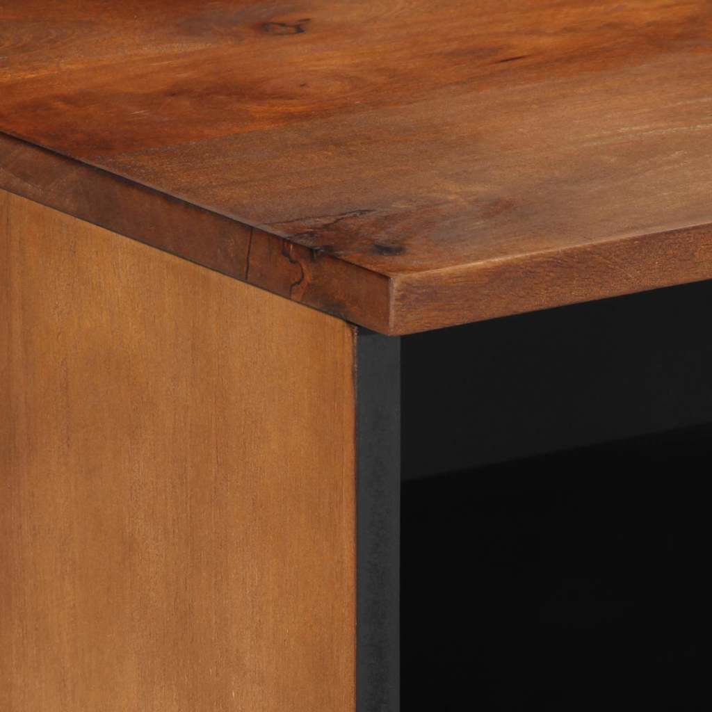 Nightstand Honey Brown 40 x 33 x 46 cm Solid Mango Wood