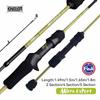 Kingdom Micro Expert Fishing Rods 4/5 Section 1.5m/1.65m MF Casting Rod Spinnng Rod UL UL-L FUJI Guide Ring 61.9g Travel Ultra Light