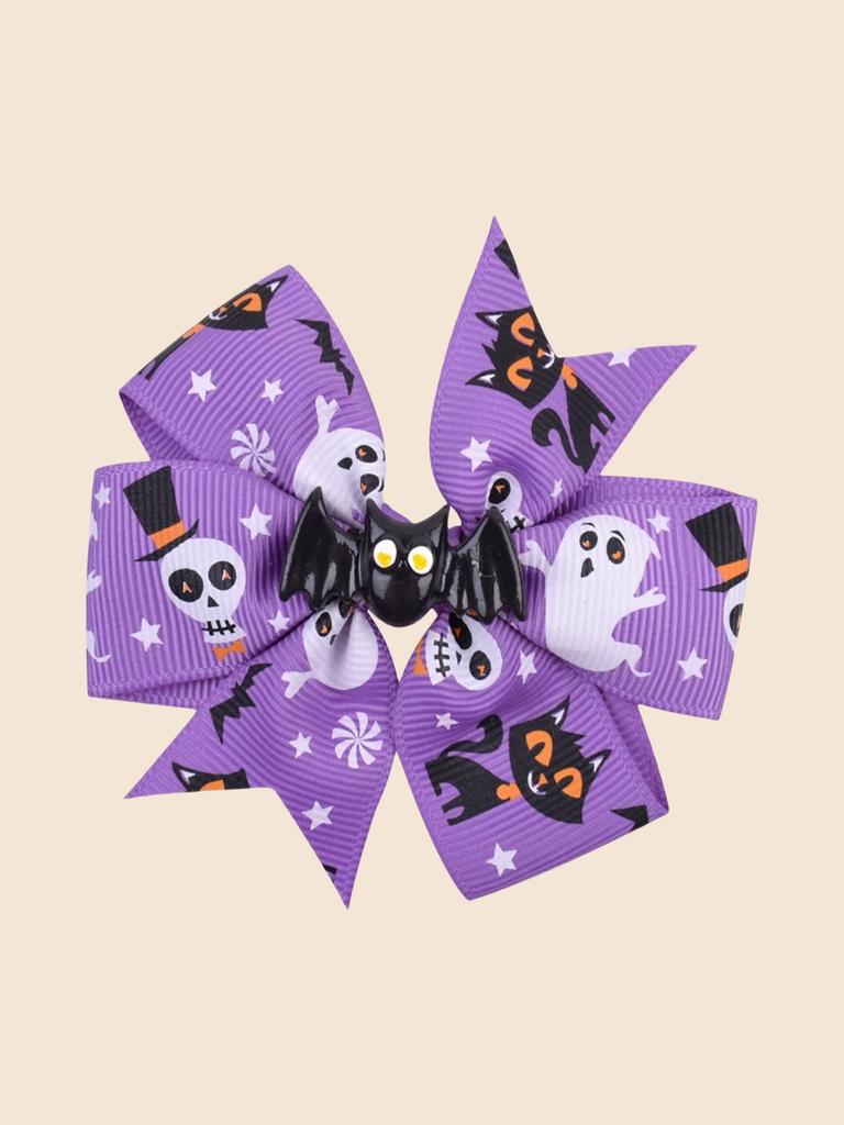 Вечеринка на Хэллоуин Забавный Заколка для волос Паук Тыква Мультяшный Черный Кот Череп Аксессуары для волос для Девочек Счастливый День Хэллоуина Наряд